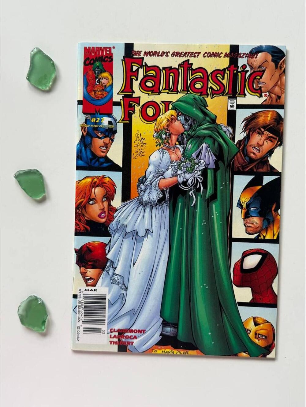 Fantastic Four #27 (2000) Doctor Doom & Invisible Woman Wedding -Rare Comic Book